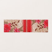 Intricate fabric design featuring floral patterns  (Outside Unfolded)