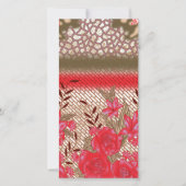 Intricate fabric design featuring floral patterns  (Front)