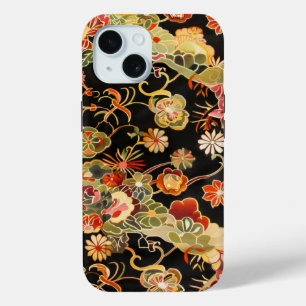 Intricate Floral Design iPhone 15 Case