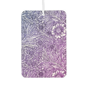 Intricate Floral Design in Purple Hues and White Air Freshener