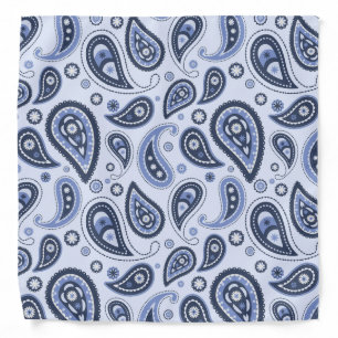 Intricate Floral Paisley Print Design Bandana
