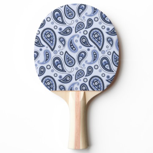 Intricate Floral Paisley Print Design Ping Pong Paddle