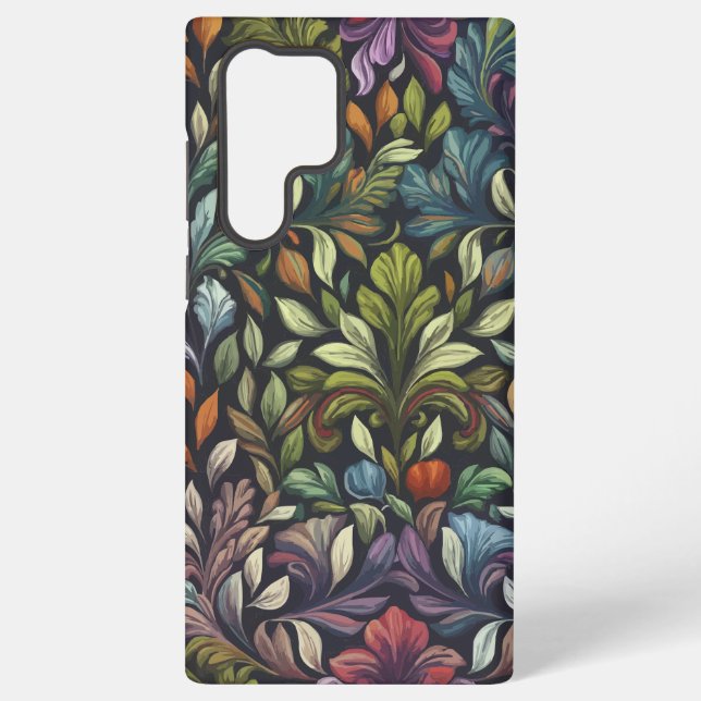 Intricate Floral Pattern Samsung Galaxy Case (Back)