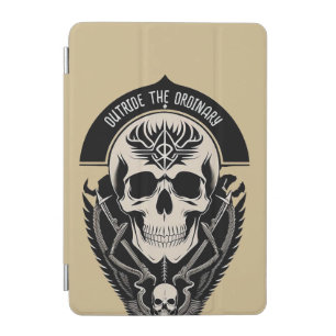 Intricate Gothic Skull Illustration iPad Mini Cover