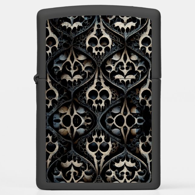 Intricate Gothic Zippo Lighter (Front)