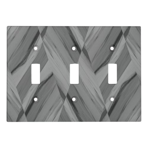 Intricate Gray Marble Patterm Light Switch Cover
