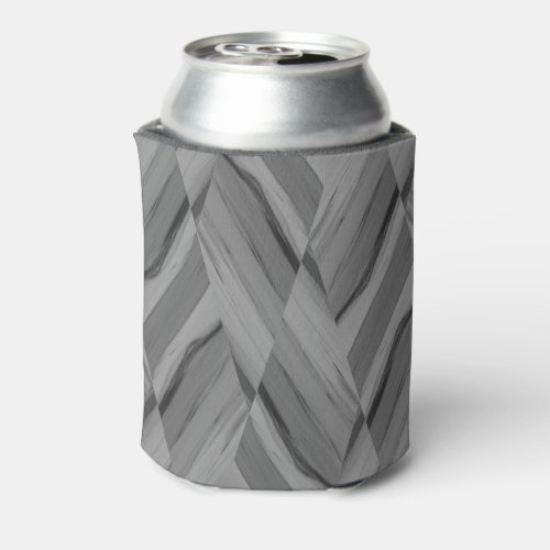 Intricate Gray Marble Pattern  Can Cooler
