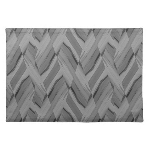 Intricate Gray Marble Pattern  Cloth Placemat