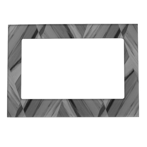 Intricate Gray Marble Pattern Magnetic Frame
