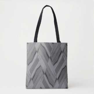 Intricate Gray Marble Pattern Tote Bag