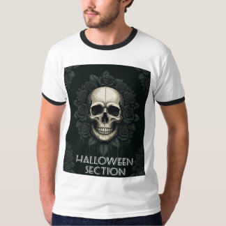 Intricate Halloween Doodle Art with Dark Symbolism T-Shirt