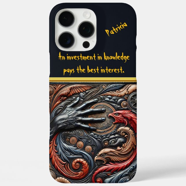 Intricate Hand Reaching for a Mystical Orb Design Case-Mate iPhone Case (Back)