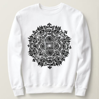 Intricate Hypnotic Mandala Art Sweatshirt