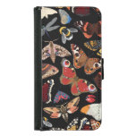 Intricate Insects: Seamless Natural Pattern Samsung Galaxy S5 Wallet Case