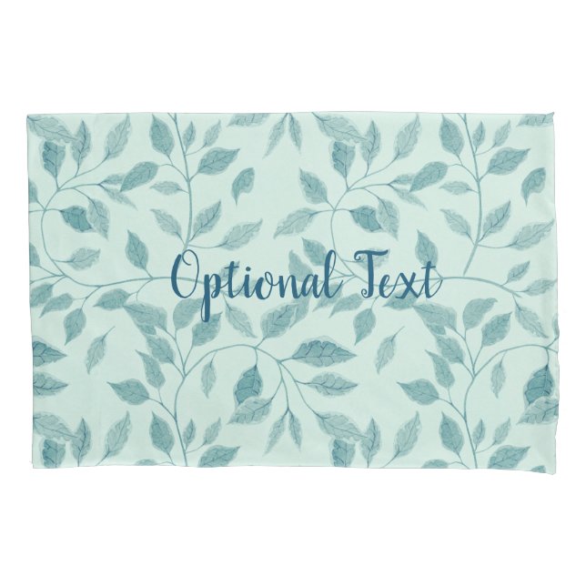 Intricate Ivy Botanical Pattern Pillow Case (Front)