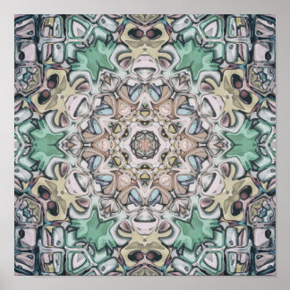 Intricate Kaleidoscope Pattern Poster