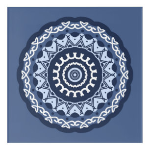Intricate Mandala acrylic wall art