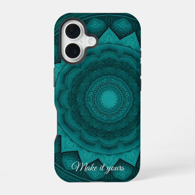 Intricate Mandala Art Phone Case – Add Your Loved  (Back)