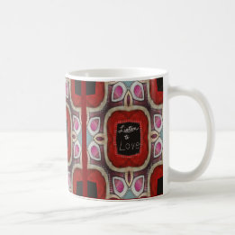 "Intricate Mandala Design with 'Listen to Love' Coffee Mug