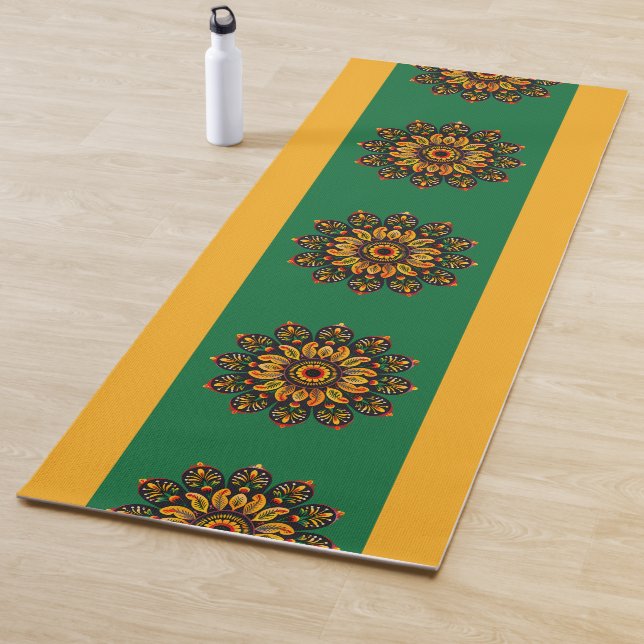 Intricate Mandala Ornament Yoga Mat (In Situ)