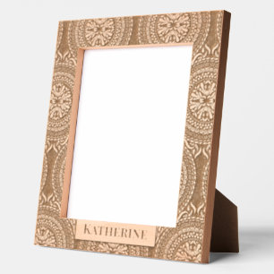 Intricate Motif Pattern Engraved Frames