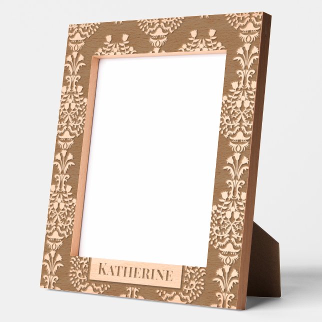 Intricate Motif Pattern Engraved Frames (Left)