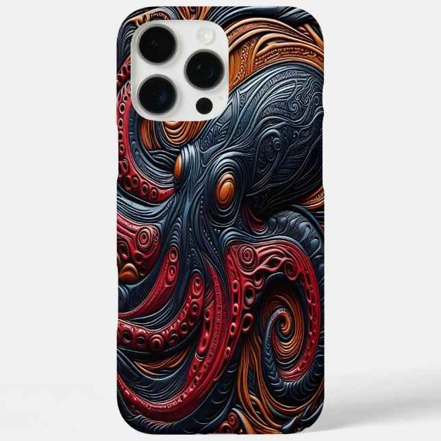 Intricate Octopus: Art in Motion Case-Mate iPhone Case (Back)