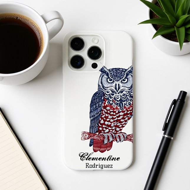 Intricate Owl Wood Carving Case-Mate iPhone Case (Creator Uploaded)