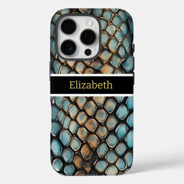 Intricate patterns of a venomous snake's skin Case-Mate iPhone case (Back)