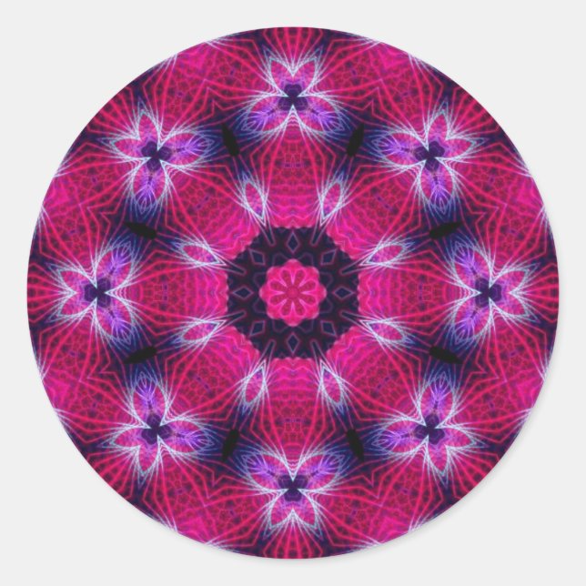 Intricate Pink Sticker (Front)