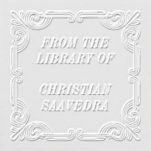 Intricate Scroll From Library Of Custom Embosser