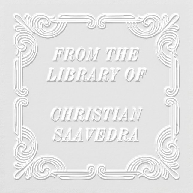 Intricate Scroll From Library Of Custom Embosser (Design)