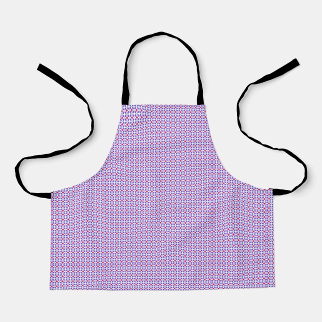 Intricate Shapes Multi Color Pattern Design Apron (Front)