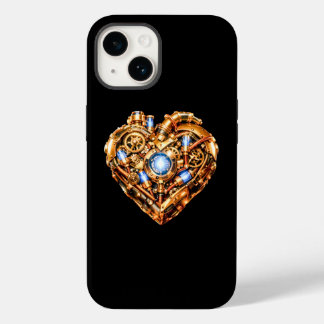 Intricate Steampunk Mechanical Heart iPhone Case