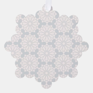 Intricate Symmetrical Islamic Art Ornament Card