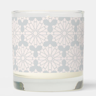 Intricate Symmetrical Islamic Art Scented Candle