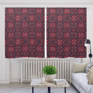 Intricate Tribal Tapestry: A Journey Through Cultu Blackout Curtains