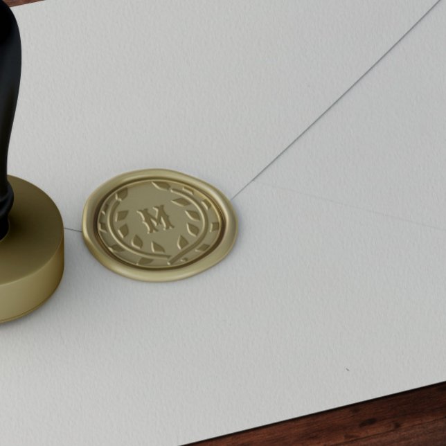 Intricate Vintage Frame Custom Monogram  Wax Seal Sticker (Creator Uploaded)