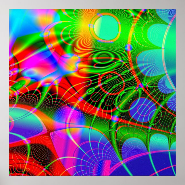 "intricately dancing texture" poster (Front)