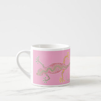 Intricately Detailed Gecko Espresso Mug