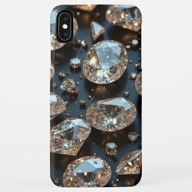  Introducing a diamond design that brings wealth a Case-Mate iPhone Case (Back)