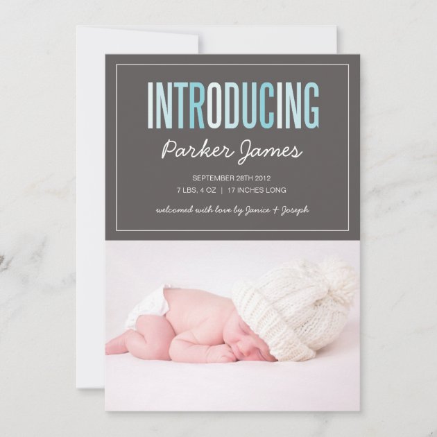 INTRODUCING | BIRTH ANNOUNCEMENT