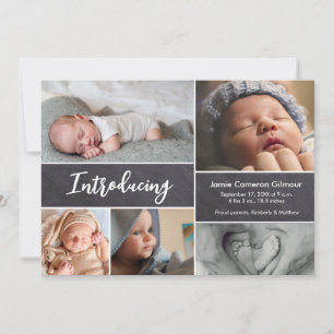 Introducing Handlettering script Baby photos stats Announcement