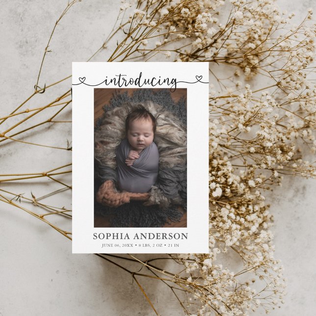 Introducing Heart Script Photo Announcement (Creator Uploaded)