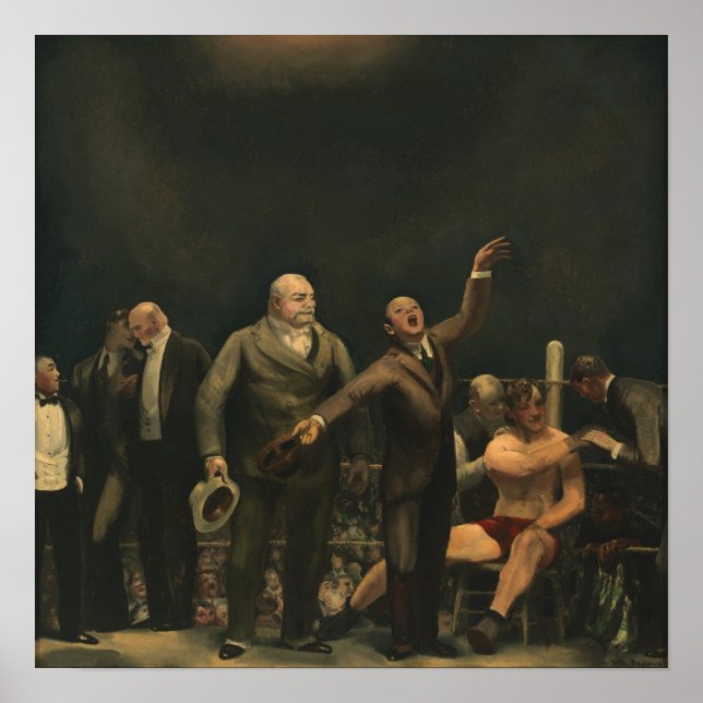 Introducing John L. Sullivan by George Bellows Poster (Front)
