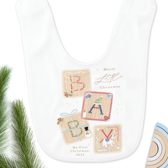 Introducing My First Merry Christmas Baby Birth Bib (Creator Uploaded)