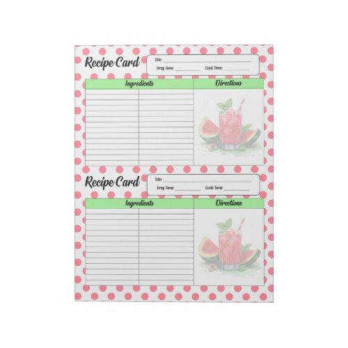 Introducing our adorable Mouth Watering Watermelon Notepad