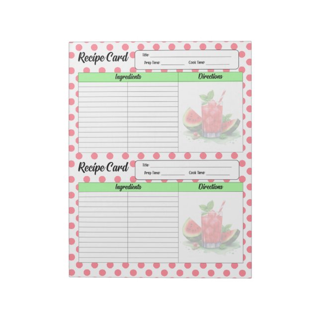 Introducing our adorable Mouth Watering Watermelon Notepad (Rotated)