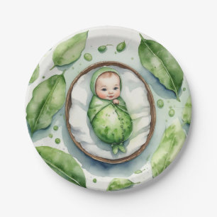 Introducing Our Little Peapod!  Paper Plates
