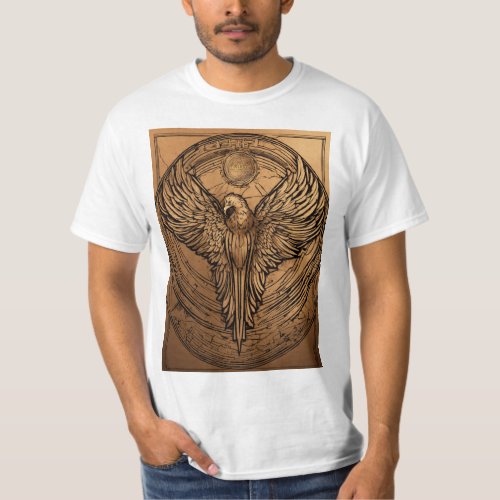 Introducing our Majestic Guardian Eagle Tattoo  T_Shirt